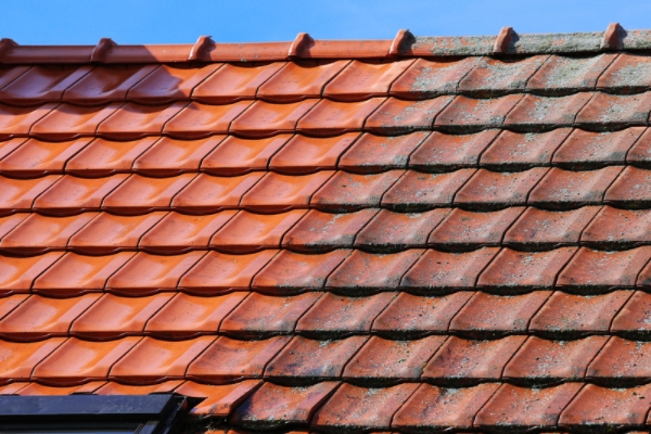 roof tiles before and after